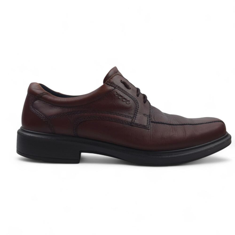 Ecco Shoes Mens 44 US 10/10.5 Helsinki Square Bike Toe Oxford